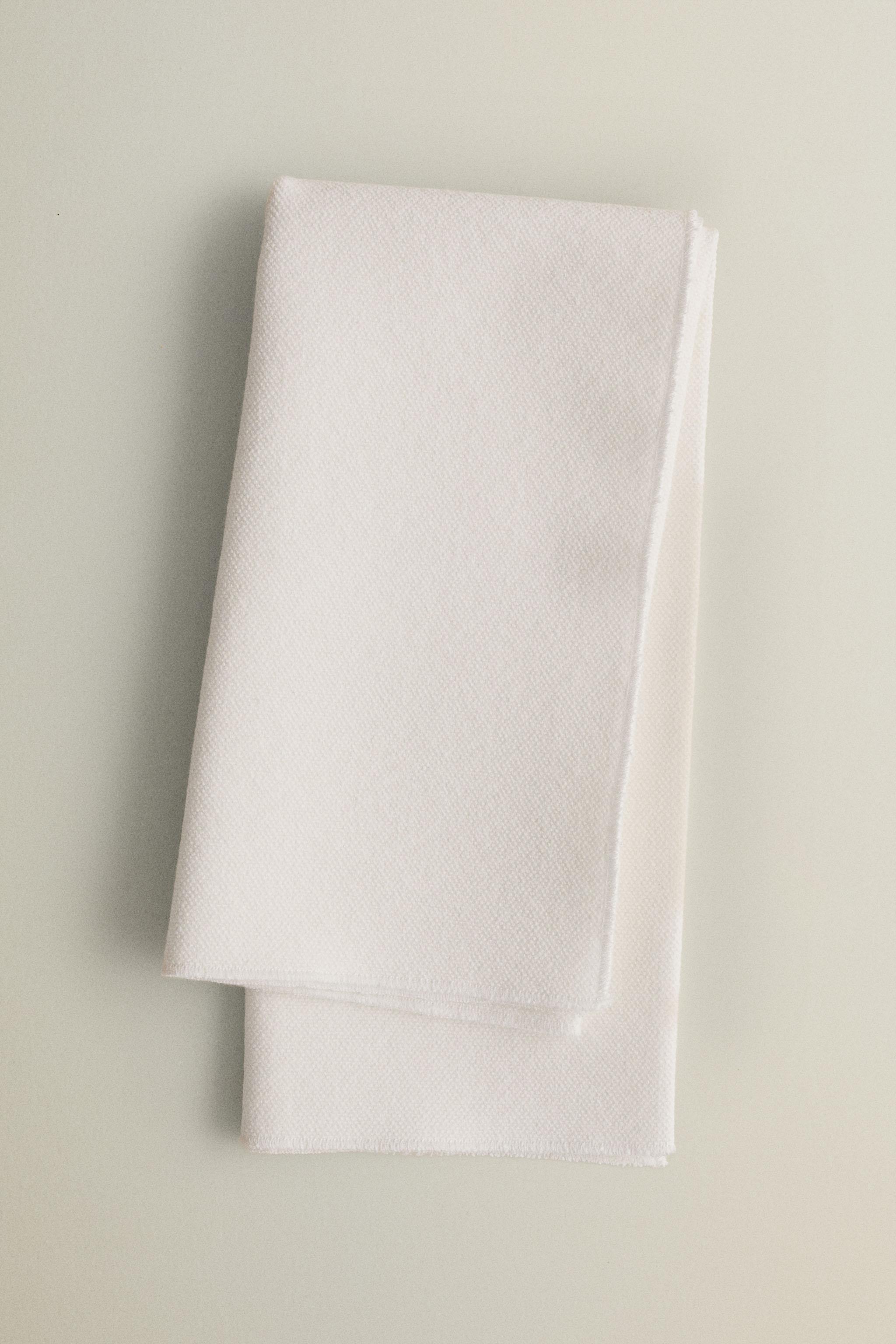 COARSE COTTON NAPKINS (PACK OF 2)